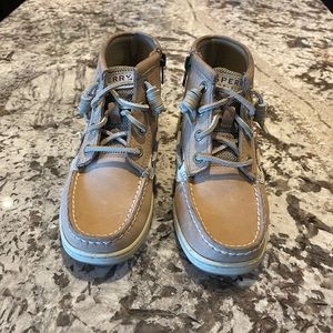 Sperry Top Sider Side Zip Boat Shoe - Size 5 EUC